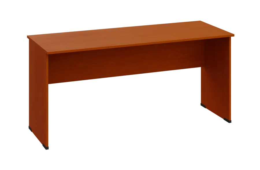 EPL 16 - 16 stůl kancelářský, dřevěná podnož, deska 18 mm, široký 1600 mm, třešeň šumavská